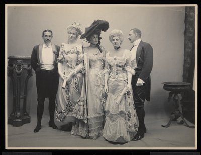 Retrato grupal en el Baile de James Hazen Hyde, Nueva York, 31 de enero de 1905 de Byron Company